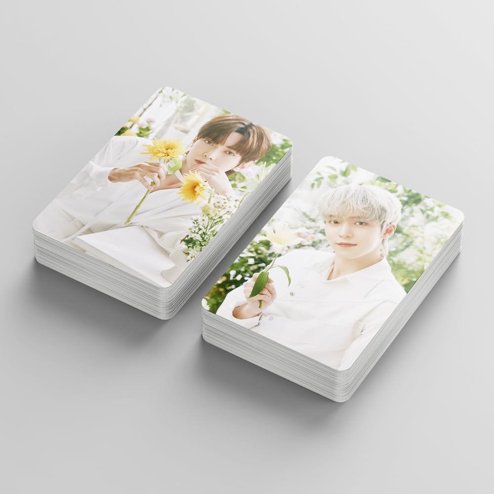 55 PCS ATEEZ small cards, Cui Zhonghao Cui Umbrella Jinhongzhong support card around GOLDEN HOUR Lomo Cards, Photocards