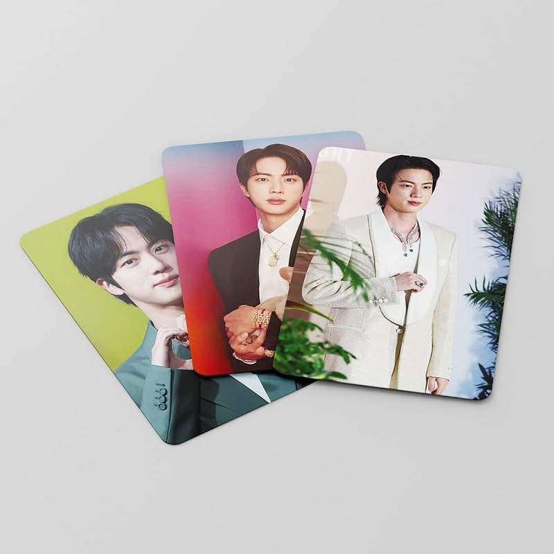 JIN Photocards 55Pcs Personal New Album ECHO Merch LOMO Cards Homemade Photo Cards by Jin Shuozhen
