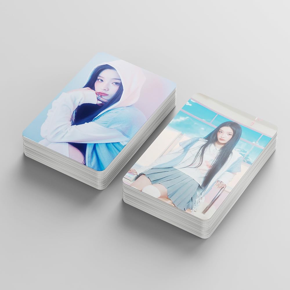 illit photocards 55 PCS Limei returns to the album I'LL LIKE YOU Merch, Li Yuanxi Jing Moe Hua IROHA Lomo Cards
