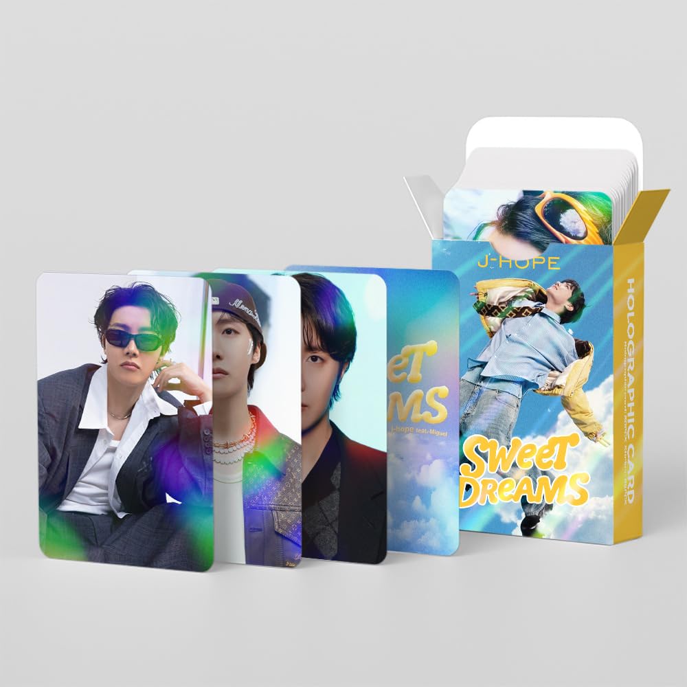 KPOP JHOPE Photocards 124 Pcs Album SWEET DREAMS Album 60 Pcs Lomo Cards And 64 Pcs Stickers