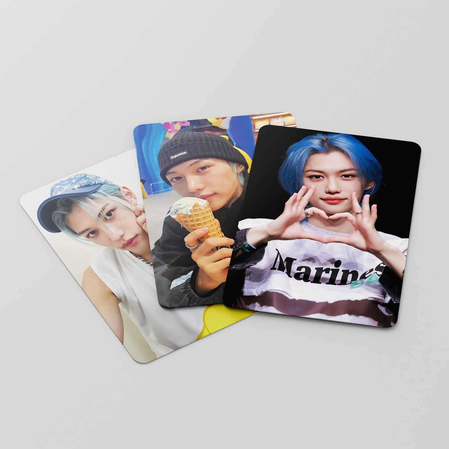 55 PCS Stray kids Li Longfu Single Small Lomo Cards,Stray kids merch Photocards