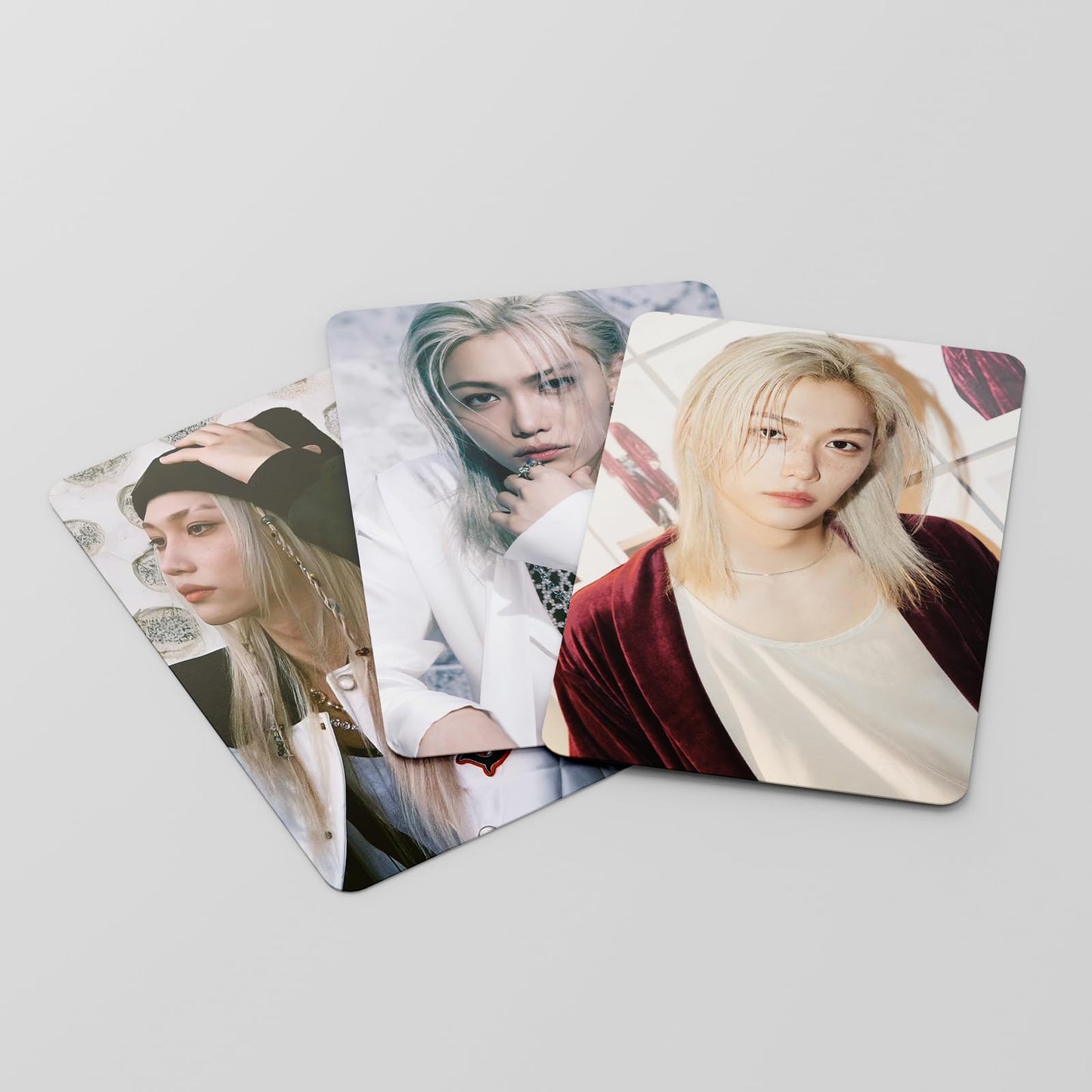 55 PCS Stray Kids Small Card (HOP) Li Longfu FELIX Card Lomo Cards, Photocards