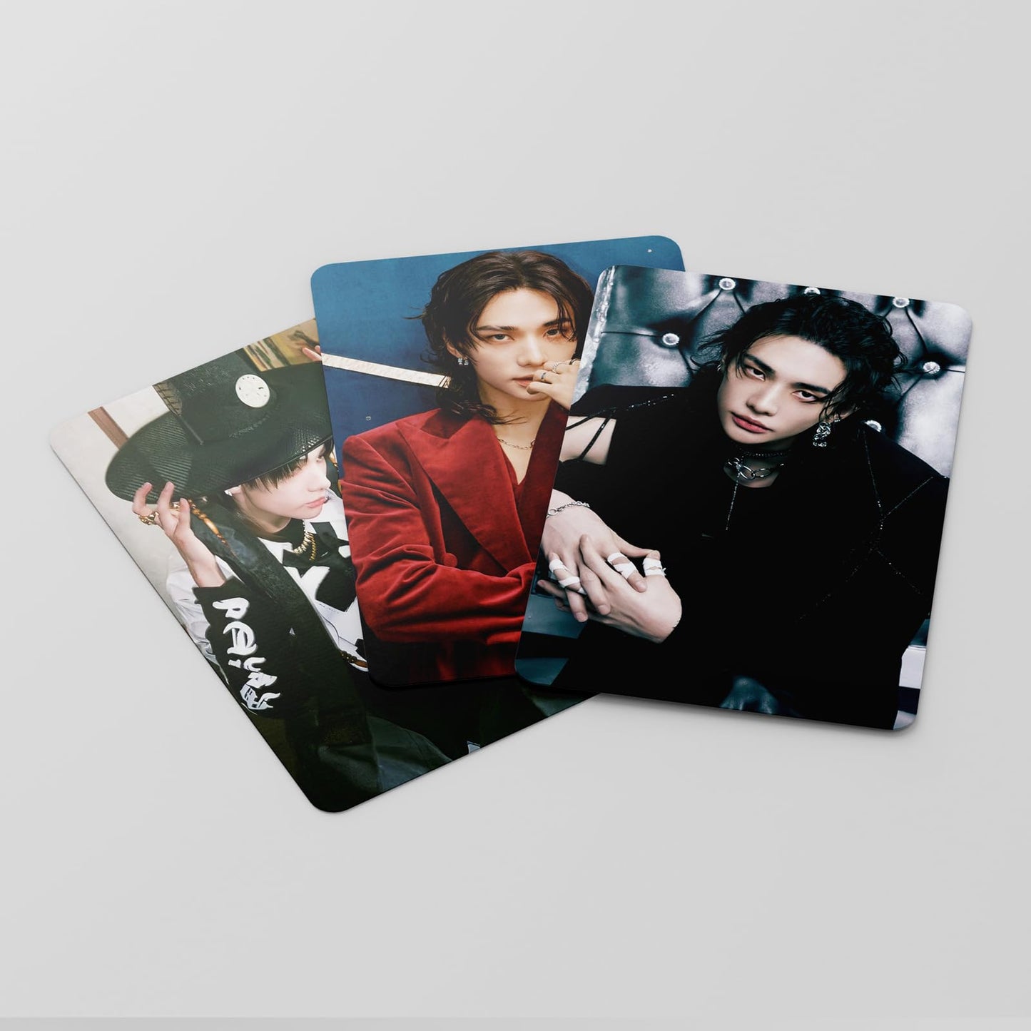 55 PCS Stray Kids Small Card (HOP) Huang Hyunchen HyunJin Lomo Cards, Photocards