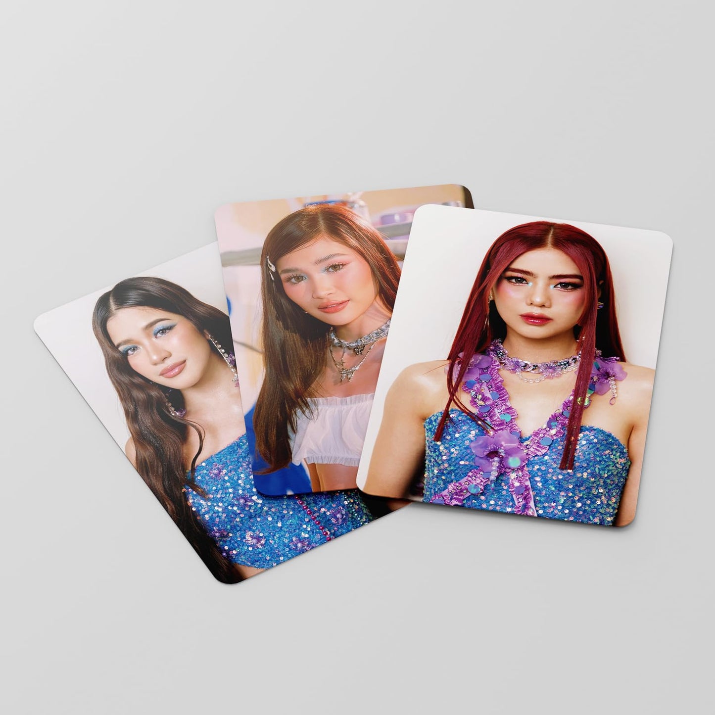 55 PCS BINI small cards in stock CHERRY ON TOP Cards STACEY SHEENA GWEN MALOI Lomo Cards, Photocards