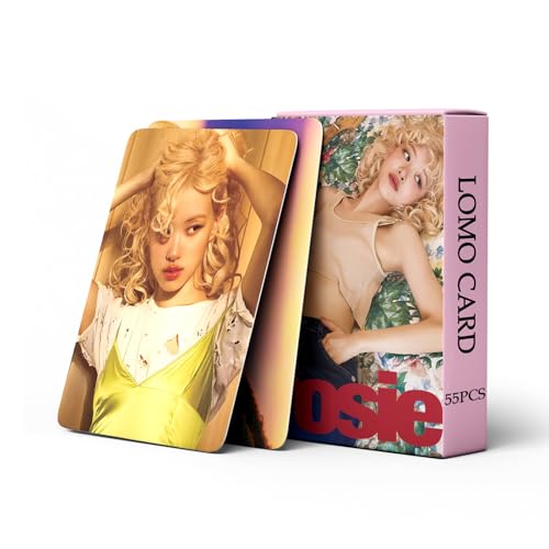 Spot 55 PCS Blackpink ROSE small card ROSIE album Merch cards toxic till the end Park Caiying Lomo Cards, Photocards