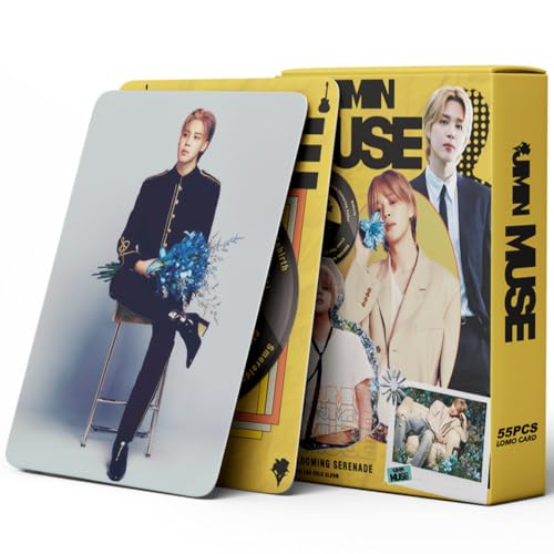 55 Pcs Kpop Jimin PhotoCards New Solo Album (MUSE)  Merch Lomo Cards
