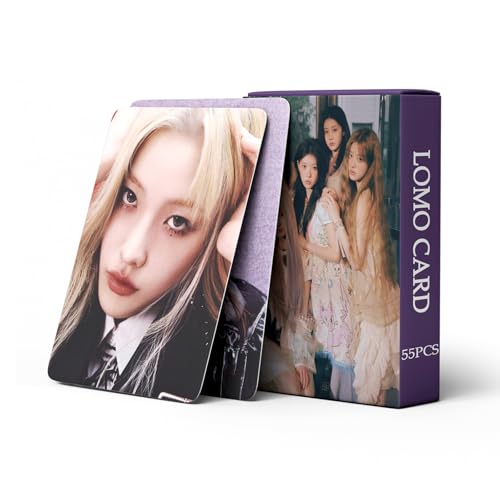 55 PCS ILLIT small cards in stock I'LL LIKE YOU Cards YUNAH MINJU Lomo Cards, Photocards