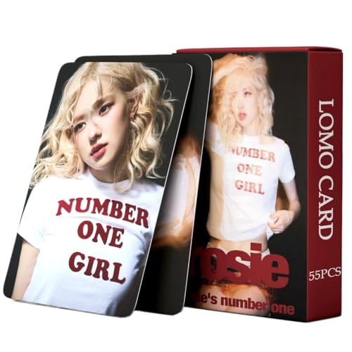 55 PCS Blackpink ROSE small card number one girl cards ROSIE Lomo Cards, Photocards