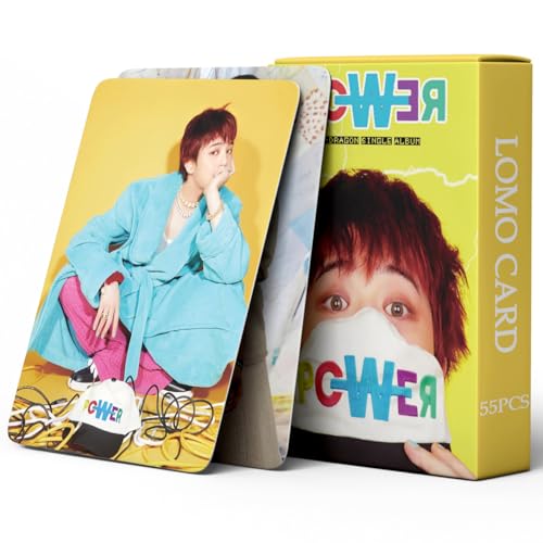 55 PCS BIGBANG G-DRAGON Photocards Kpop Kwon Zhilong album POWER  Merch small card HOME SWEET HOME Lomo Cards