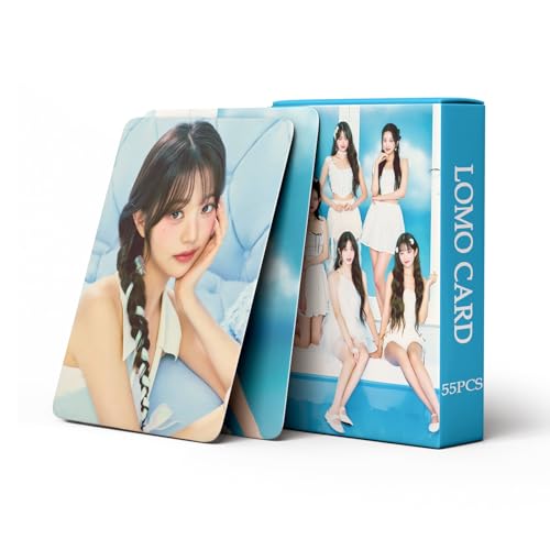 55 PCS Kpop IVE Photocards ALIVE Zhang Yuanying autumn Li Rui wonyoung crush Lomo Cards