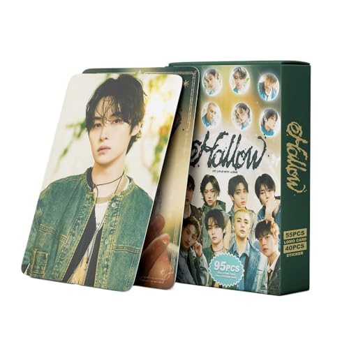 Kpop Stary Kids Photocards 95pcs Hollow Album Merch 55 Pcs Lomo Cards And 40 Pcs Stickers