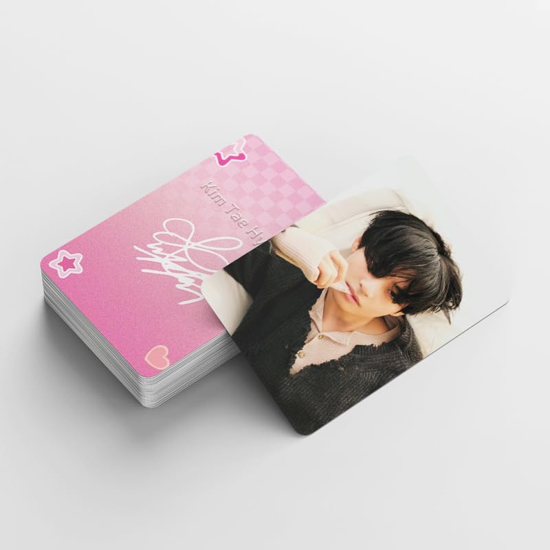 92 PCS V Album FRI (END) S Merch Double Sided LOMO Cards, 60 Pcs Photo Cards And 32 Pcs Music Stickers