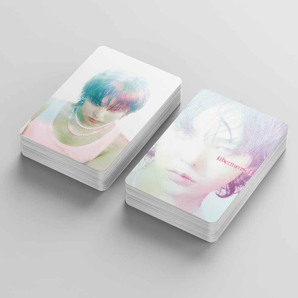 55 PCS BIGBANG Kpop G-DRAGON Album Übermensch  Merch  G-DRAGON card DRAMA Lomo Cards, Photocards