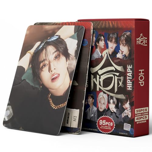 Stray Kids HOP Album Photocards 95 PCS KPOP SKZHOP HIPTAPE (HOP) Photo Card Set Stray Kids Merch Boys and Girls Card Set 55 PCS Photocard and 40 PCS Stickers  Lomo Cards, Photocards