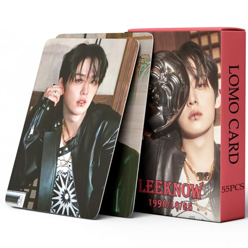 55 PCS Stray Kids Small Card in stock (HOP) Lee Min Ho Lee Known Lomo Cards, Photocards
