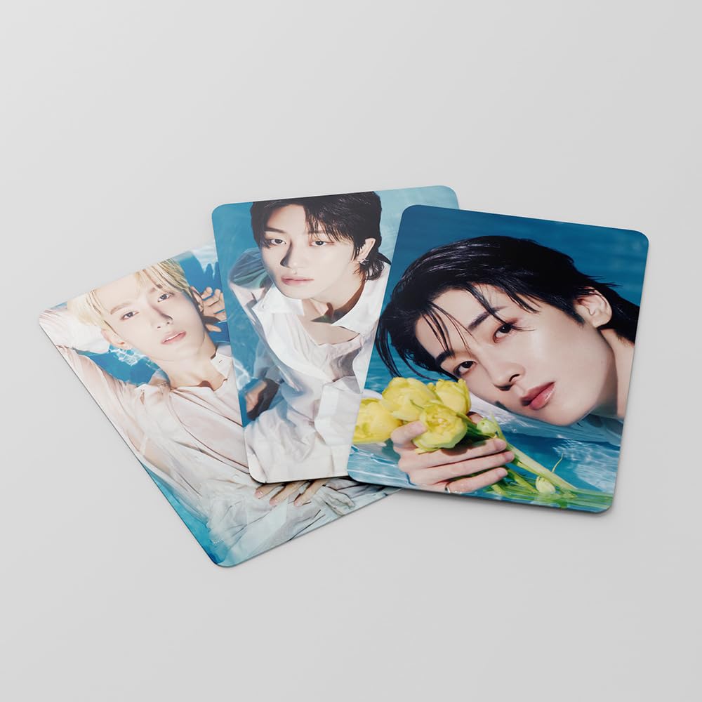 55 pcs st 17 small card SPILL THE FEELS album rights Shun Rongyou Xu Minghao Lomo Cards, Photocards