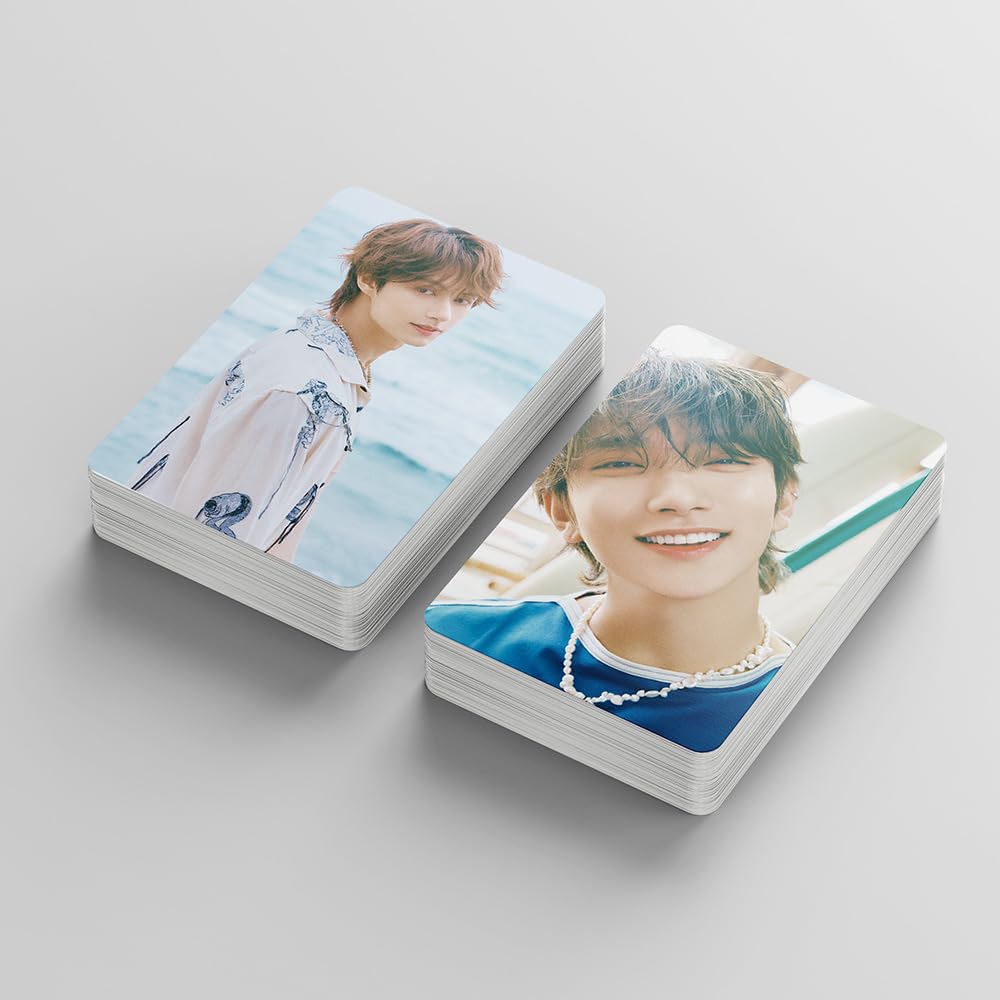 55 pcs st 17 small card SPILL THE FEELS album rights Shun Rongyou Xu Minghao Lomo Cards, Photocards