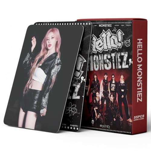 Babymonster photo cards 55pcs BABYMONSTER Album FANCLUB HELLO MONSTIEZ Merch KPOP LOMO Cards
