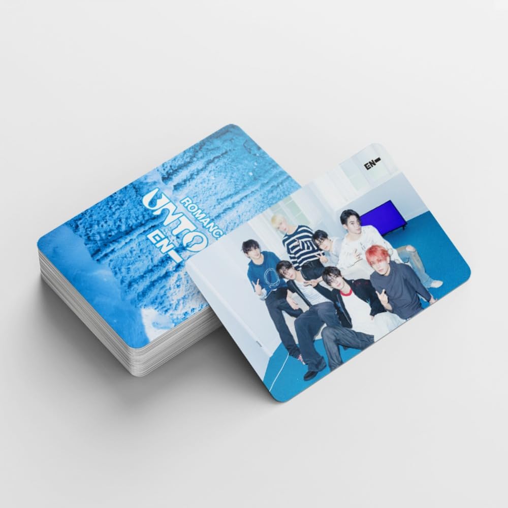 92 PCS ENHYPEN Photocards,  Kpop new comeback romance album surrounding Merch 60 Pcs Lomo Cards And 32 Pcs Music Stickers