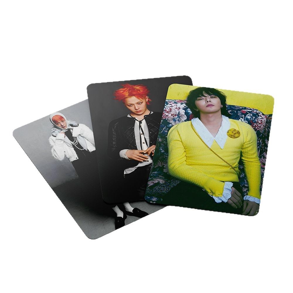 55 PCS BIGBANG Kpop G-DRAGON Album Übermensch  Merch  G-DRAGON card DRAMA Lomo Cards, Photocards