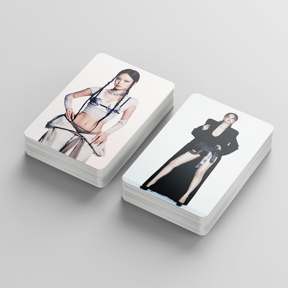 55 PCS Blackpink Photocards JENNIE 1ST Studio Album RUBY Album LOMO small Cards  KPOP Ginny Merch LOMO Cards postcard Photocards