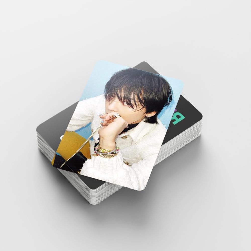 92 PCS Kpop bigbang G-Dragon Kwon Photo Cards 32 PCS stickers and 60 PCS reeting cards double sided Lomo Cards, Photocards