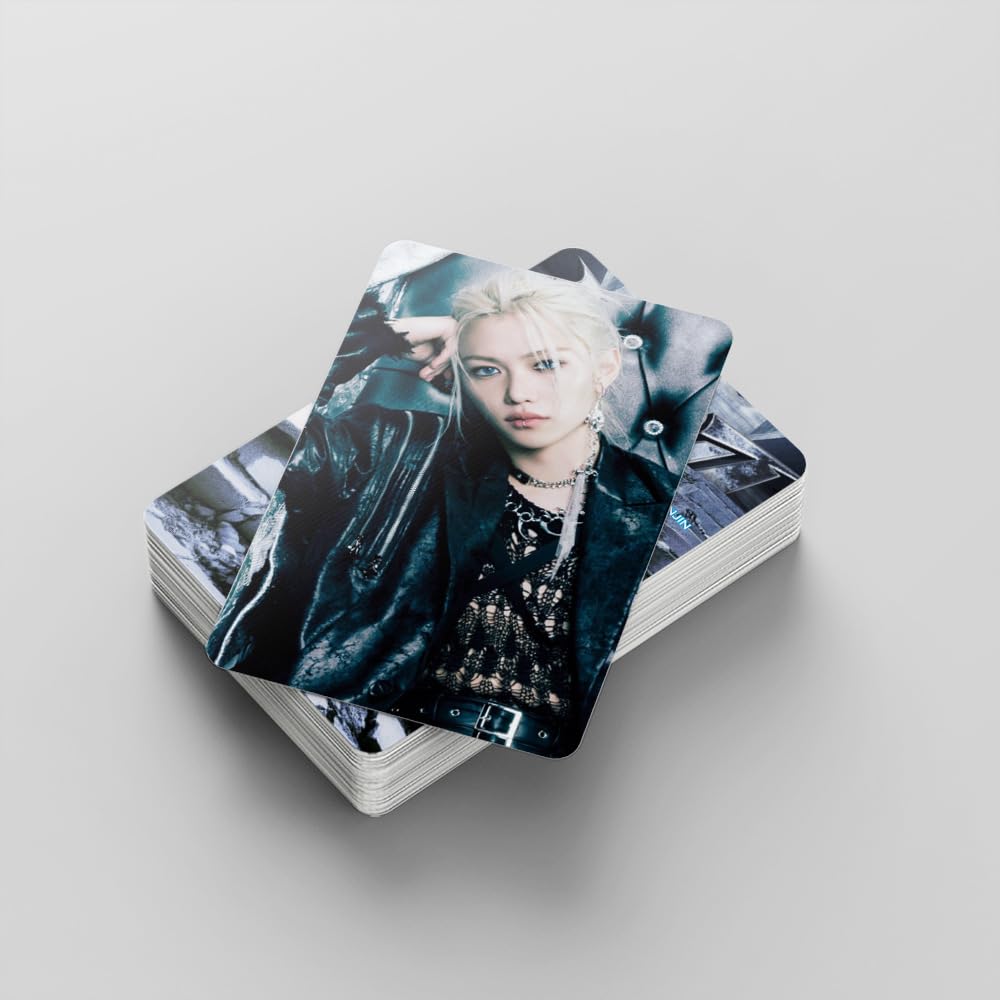 92 PCS  Double Sided LOMO Cards STRAYKIDS Merch ,New Album GIANT Small Cards 60 PCS Photo Cards And 32 PCS Music Stickers