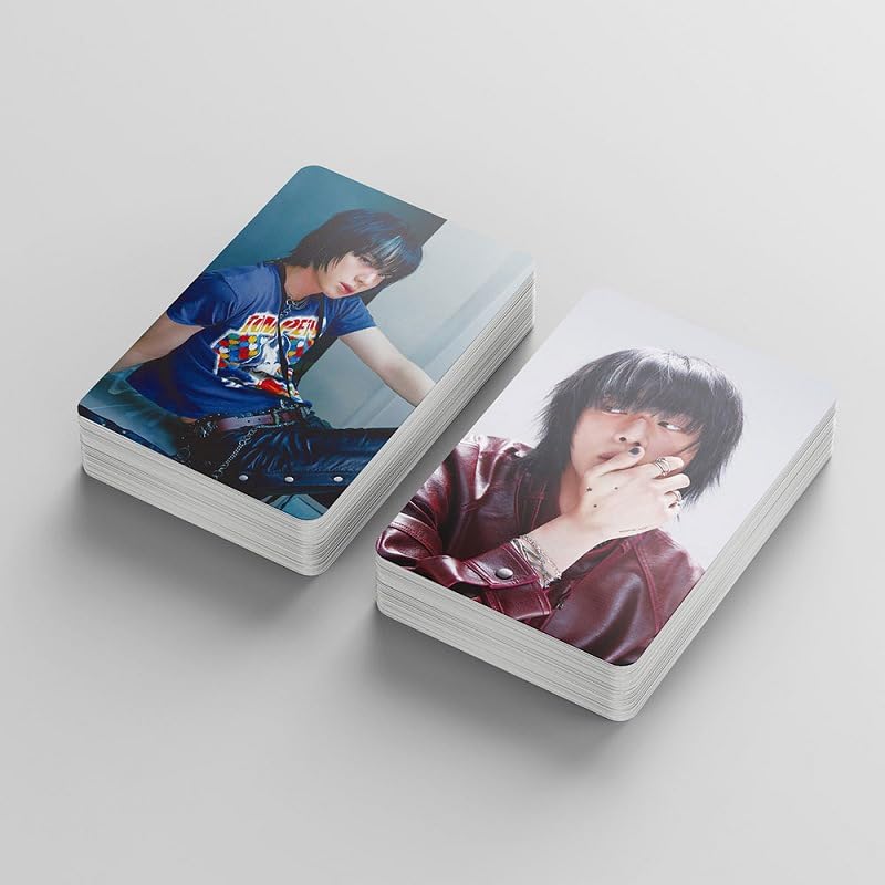 JIN Photocards 55Pcs Personal New Album ECHO Merch LOMO Cards Homemade Photo Cards by Jin Shuozhen