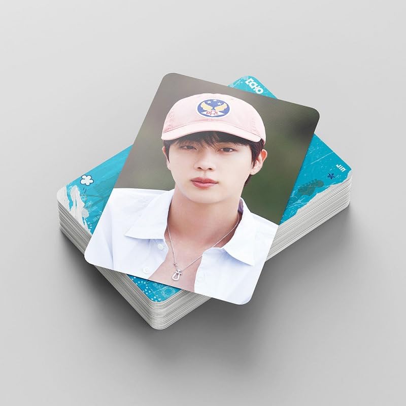 JIN Photocards 55Pcs Personal New Album ECHO Merch LOMO Cards Homemade Photo Cards by Jin Shuozhen