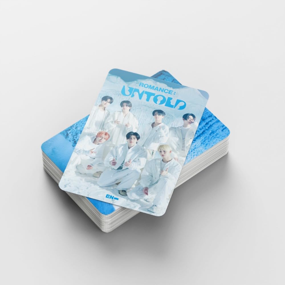 92 PCS ENHYPEN Photocards,  Kpop new comeback romance album surrounding Merch 60 Pcs Lomo Cards And 32 Pcs Music Stickers