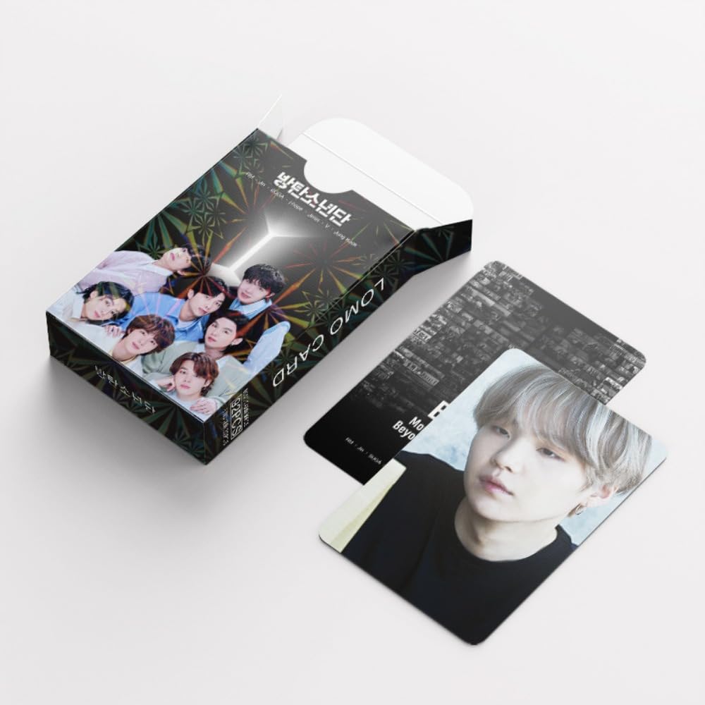 Kpop  SUGA V JK JIN Merch Photo Cards, 92pcs Cards 60 Pcs Lomo Cards And 32 Pcs Music Stickers