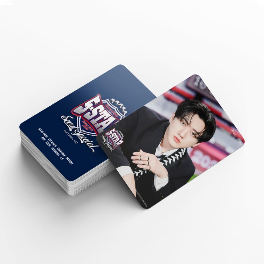 Stray Kids Photo cards 92 Pcs kpop Photocards STRAYKIDS Album 5-STAR Merch 60 Pcs Lomo Cards And 32 Pcs stray kids stickers