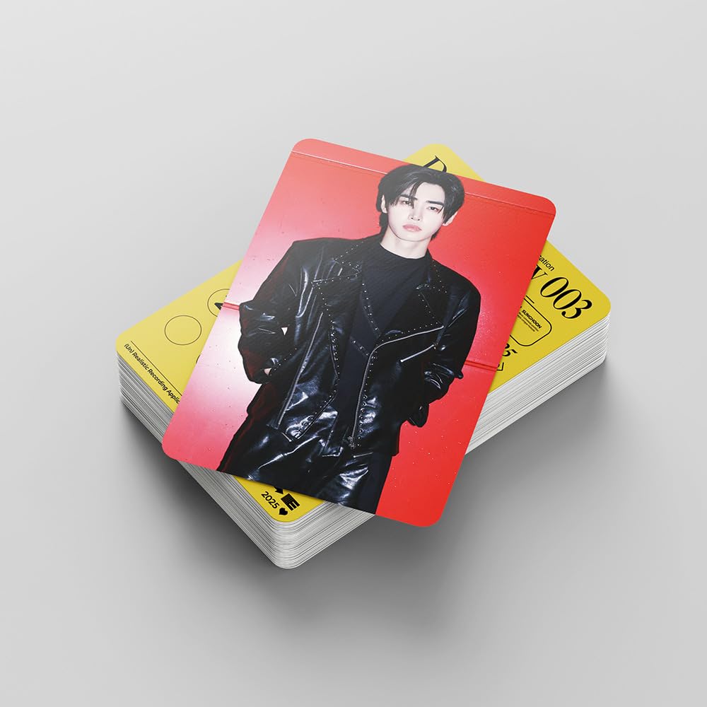 95 pcs enhypen photocards， Small Cards Stickers 2025 EN GGU GGU Series Poster Cards KPOP EN Support 40 PCS Stickers and 55 PCS Lomo Cards