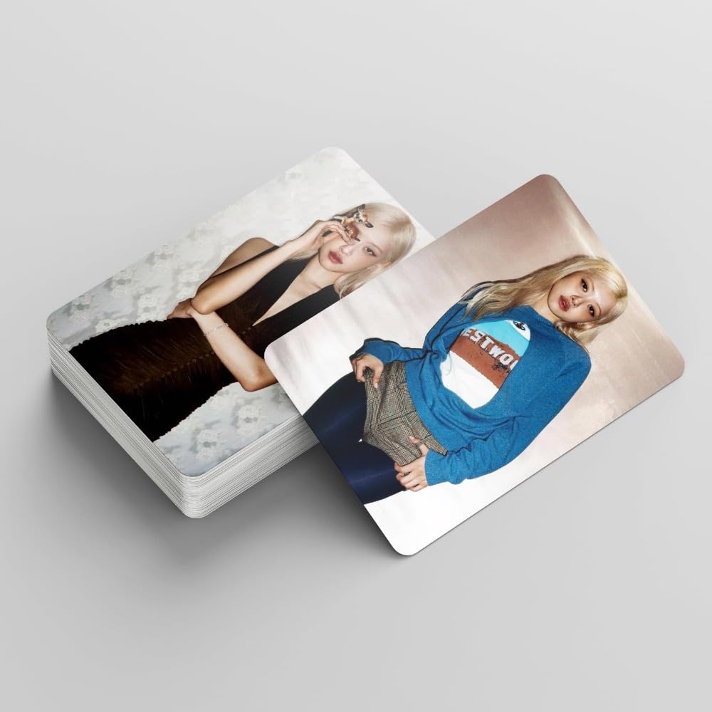 55 PCS Blackpink ROSE small card number one girl cards ROSIE Lomo Cards, Photocards