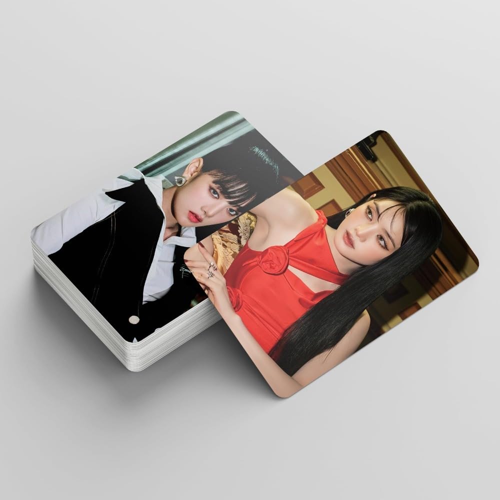55 PCS MINNIE small card Album HER Merch card GIDLE Girl (G) I-DLE Lomo Cards, Photocards