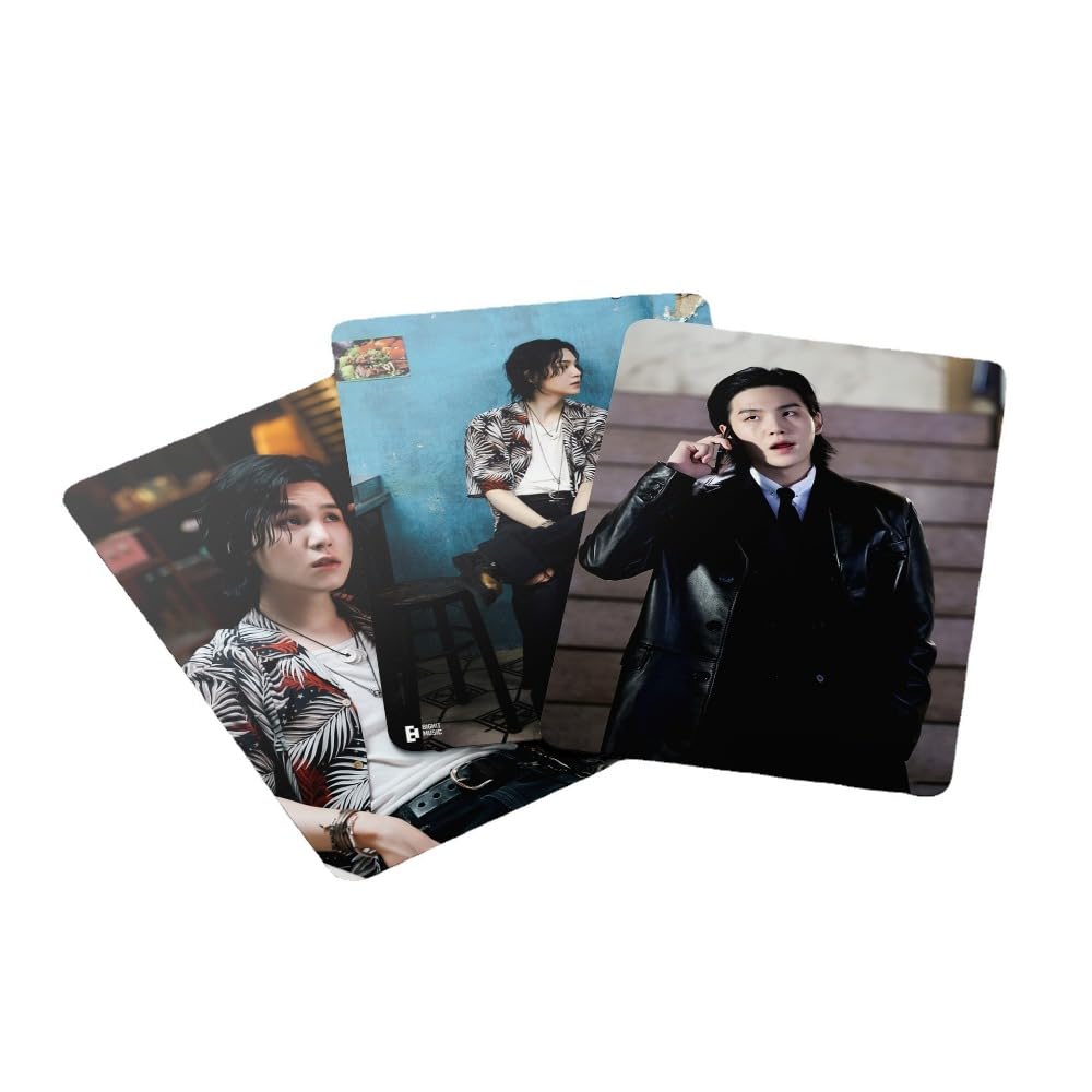 Kpop SUGA Photo Cards 55 Pcs Album ROAD TO D-DAY Merch LOMO Cards