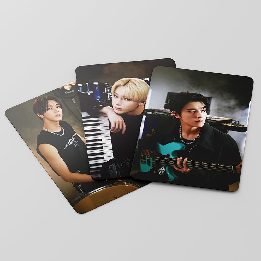 95 pcs enhypen photocards， Small Cards Stickers 2025 EN GGU GGU Series Poster Cards KPOP EN Support 40 PCS Stickers and 55 PCS Lomo Cards