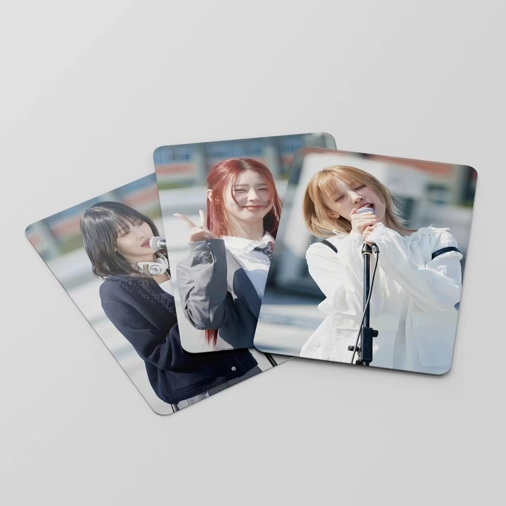 55 PCS GIDLE Small Card Song Yuqi MINNIE Ye Shuhua Postcard Card fate Peripheral Lomo Cards, Photocards