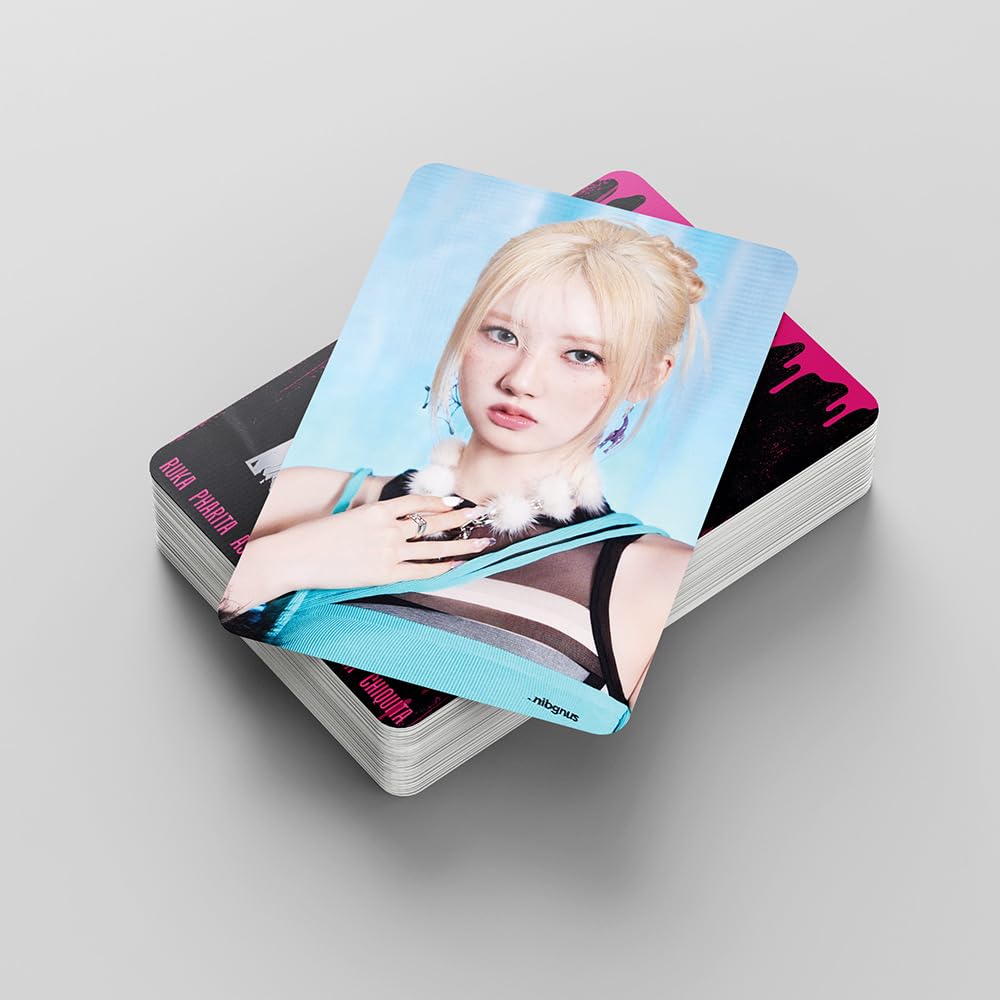 55 Pcs Baby Monster Album DRIP Merch Photocards ，2025 New Album Lomo Cards,55PCS Baby-Monster Cards for Gift and Fans