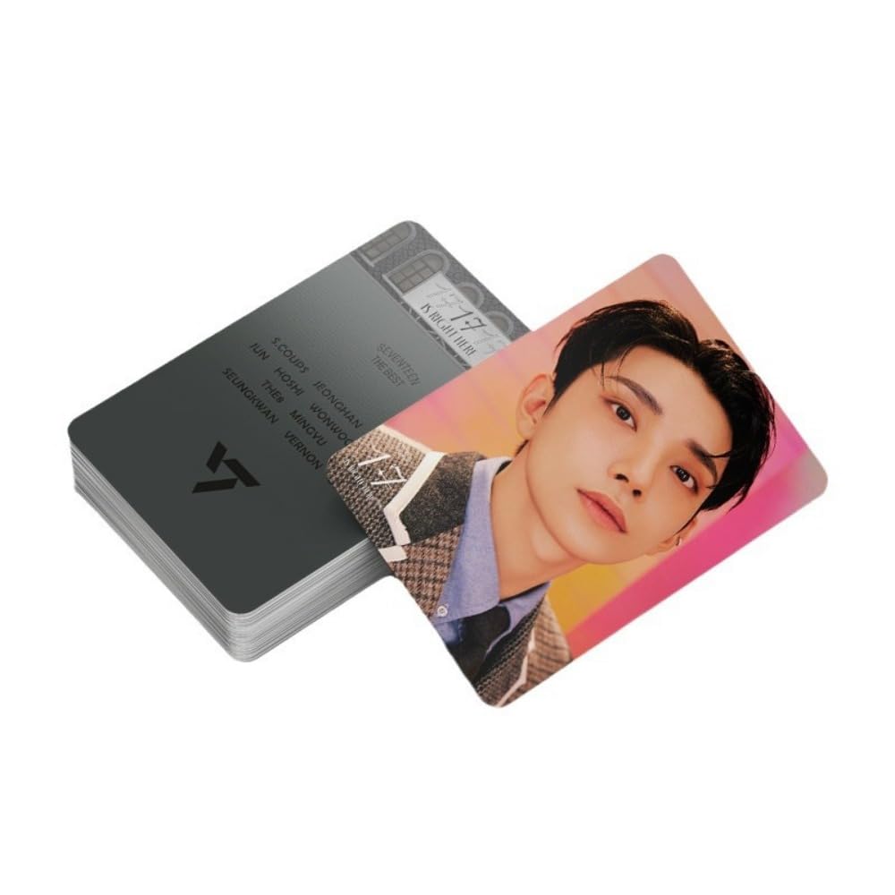 SEVENTEEN Photocards 92 PCS LOMO Cards SEVENTEEN Kpop Album 17 IS RIGHT HERE Merch, 60Pcs Lomo Cards And 32 Pcs Music, Stickers
