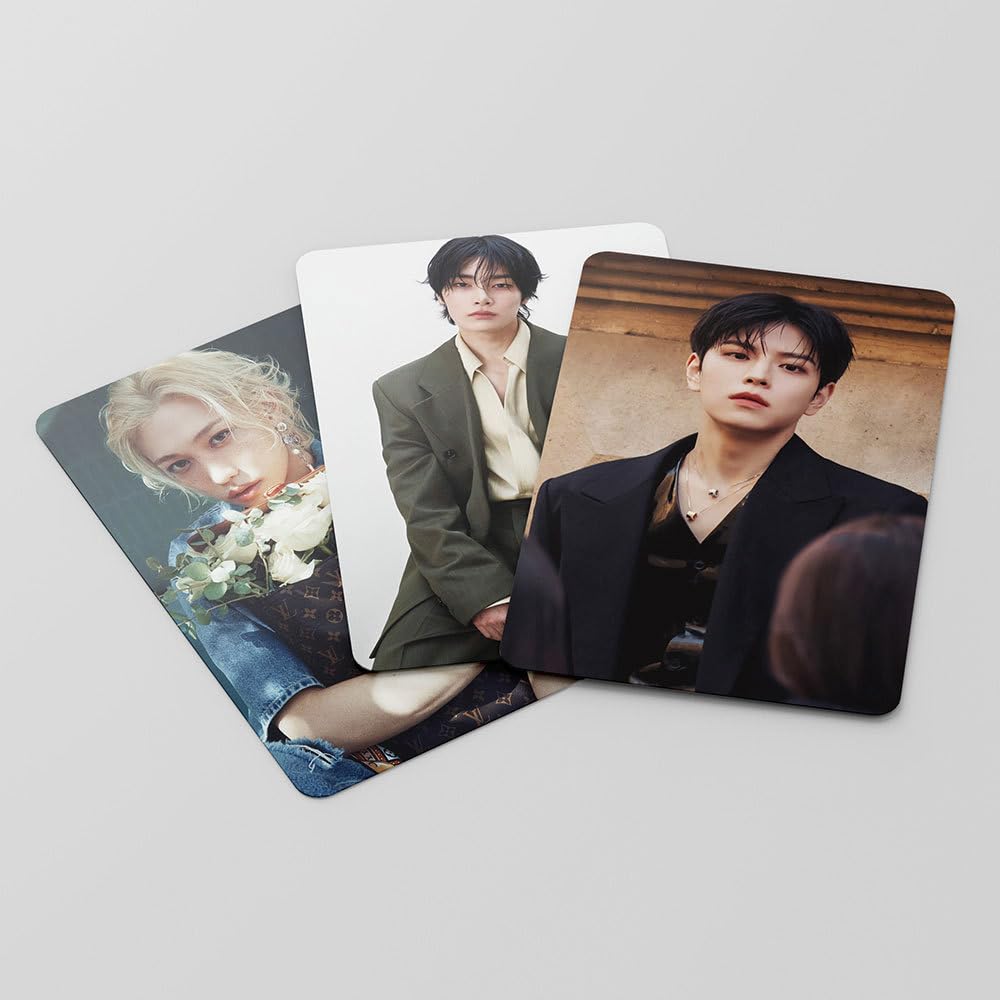 Kpop Stary Kids Photocards 95pcs Hollow Album Merch 55 Pcs Lomo Cards And 40 Pcs Stickers