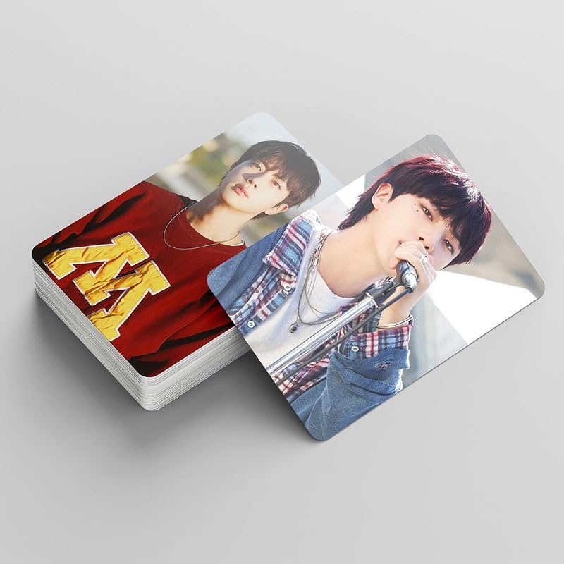 JIN Photocards 55Pcs Personal New Album ECHO Merch LOMO Cards Homemade Photo Cards by Jin Shuozhen
