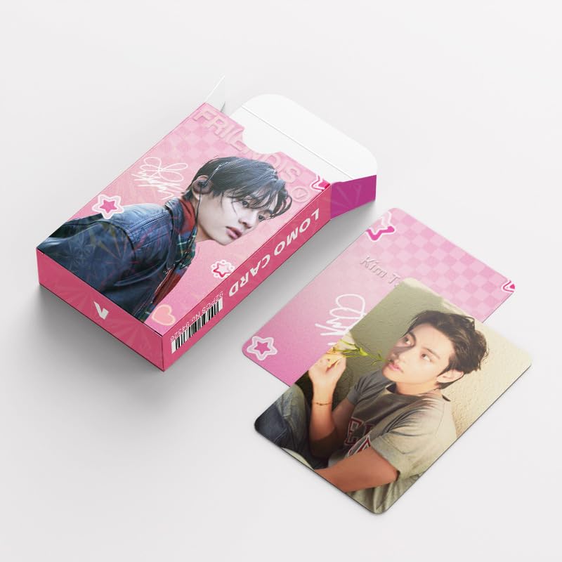 92 PCS V Album FRI (END) S Merch Double Sided LOMO Cards, 60 Pcs Photo Cards And 32 Pcs Music Stickers