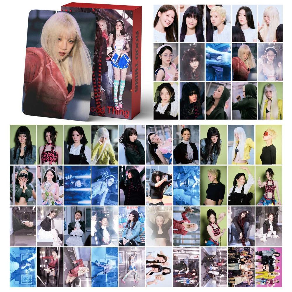 55 Pcs GI-DLE Photo cards Album  GOOD THING  Merch Lomo Cards，Ye Shuhua Song Yuqi MINNIE Zhao Meiyan GIDLE