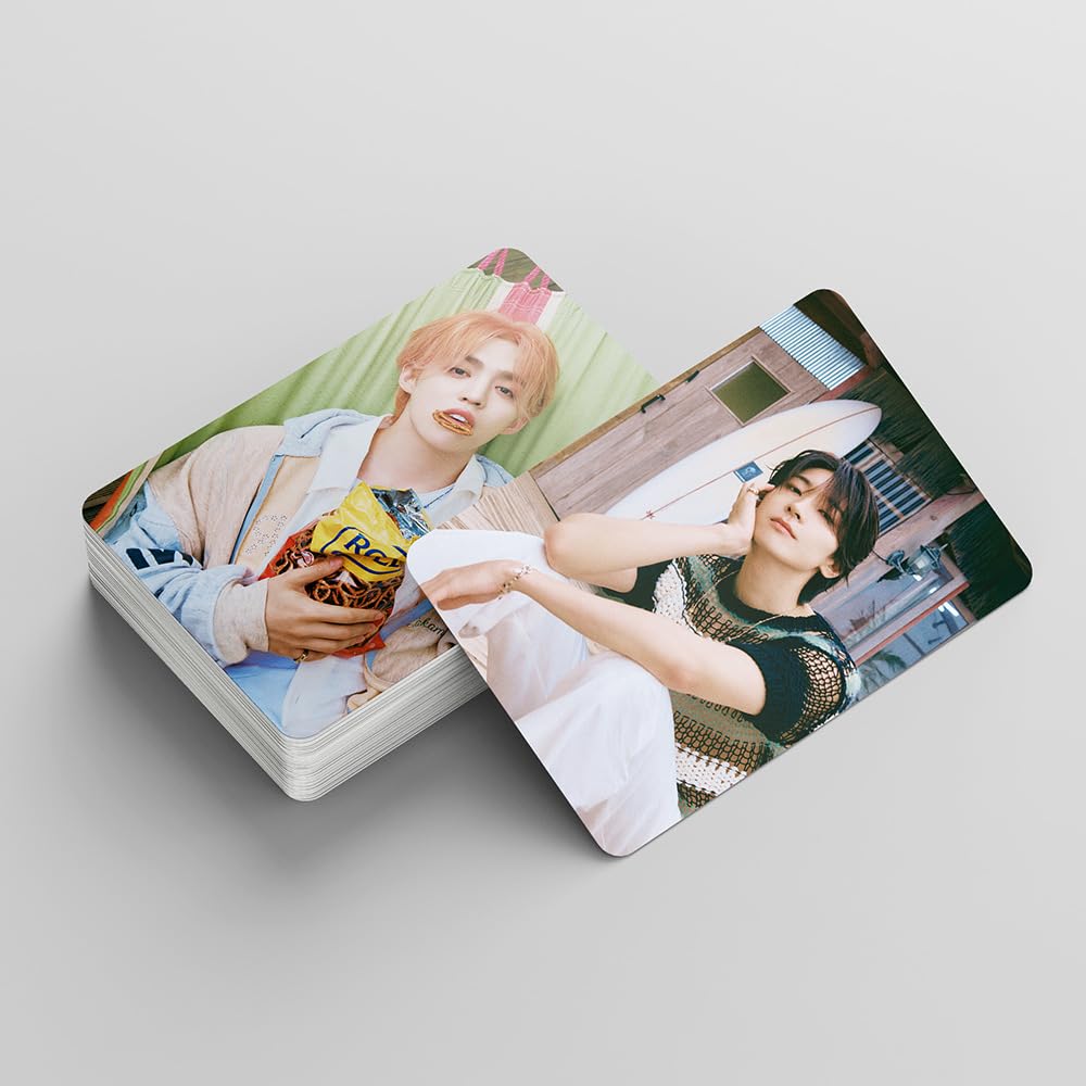 55 pcs st 17 small card SPILL THE FEELS album rights Shun Rongyou Xu Minghao Lomo Cards, Photocards
