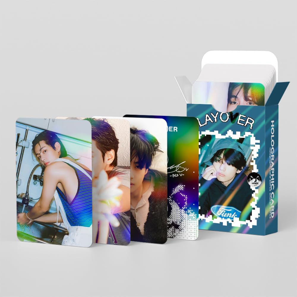 KPOP  V Photocards 124 Pcs Album Layover Merch 60 Pcs Lomo Crads And 64 Pcs Stickers