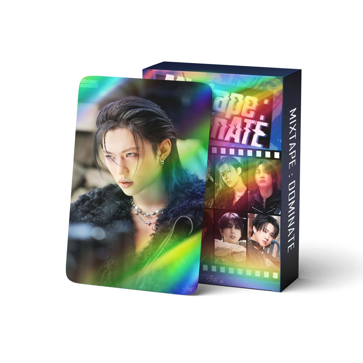 Kpop Stray Kids Photo Cards 55 Pcs Album 2025  Mixtape: dominATE  Merch 55 Pcs Lomo Cards