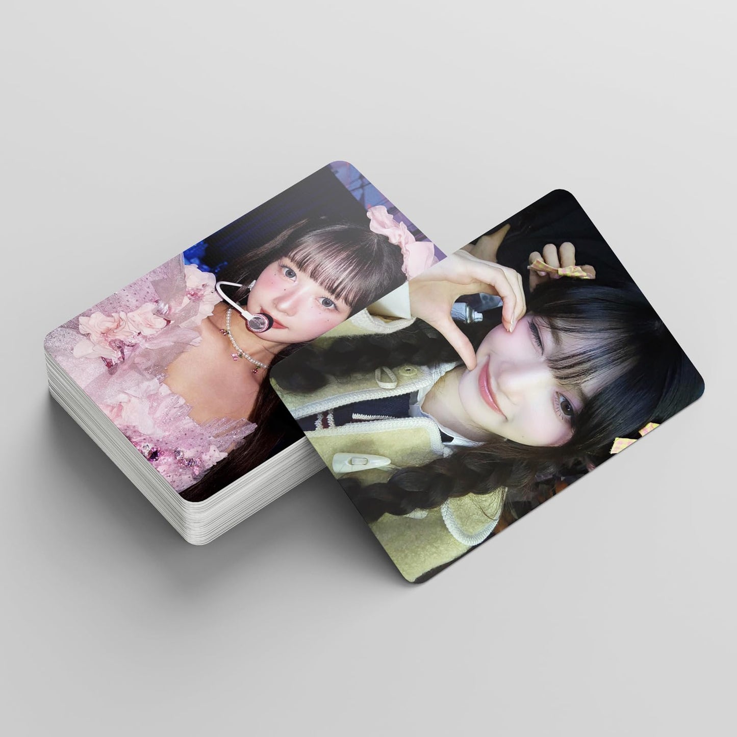 55 PCS IVE Kpop Photocards Album 2025 SEASON'S GREETINGS Merch Zhang Yuanying Colorful Days Lomo Cards