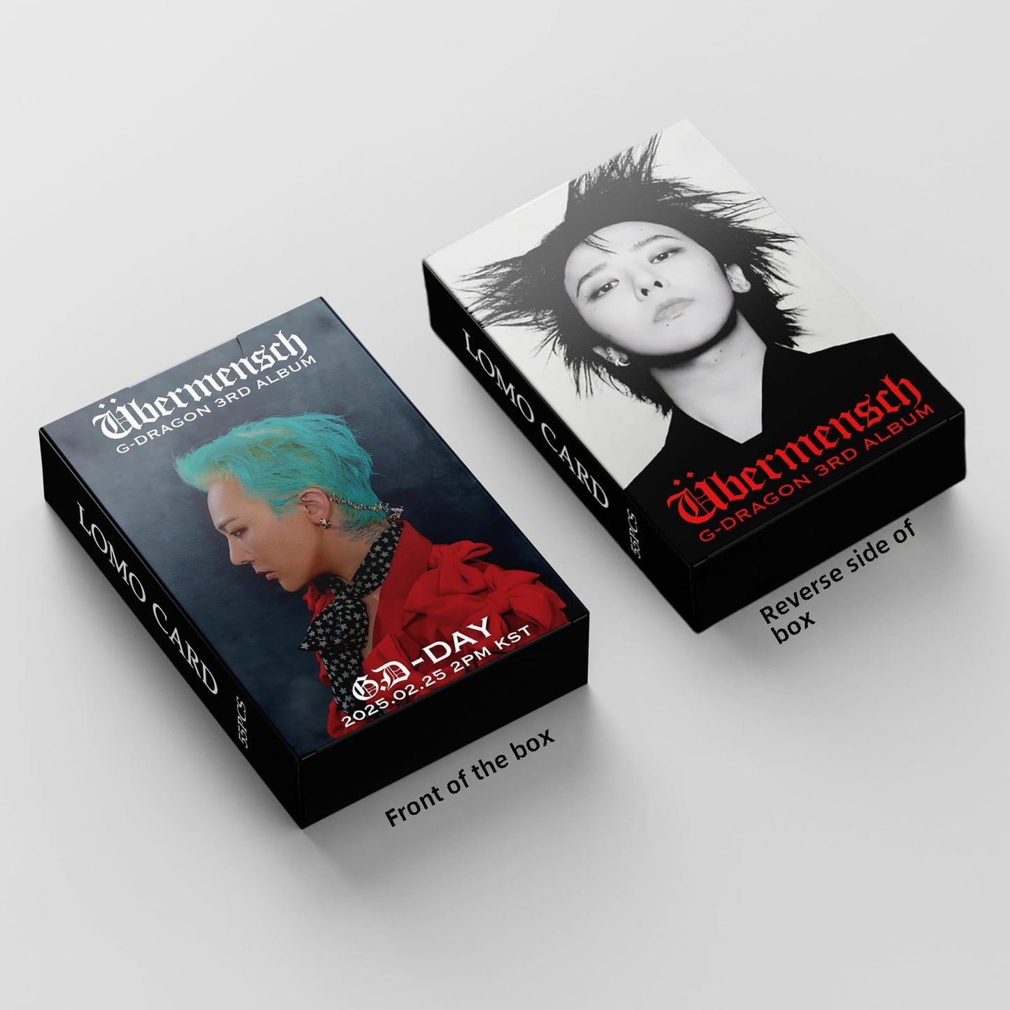 55 PCS BIGBANG Kpop G-DRAGON Album Übermensch  Merch small cards G-DRAGON  Lomo Cards, Photocards