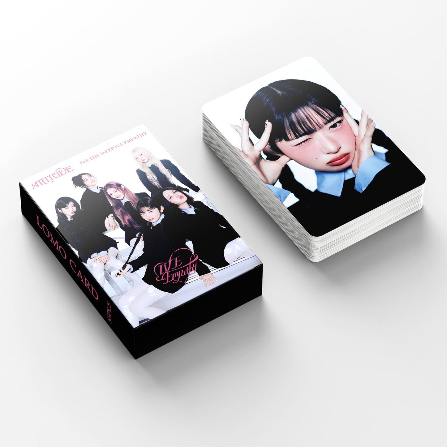 55 PCS IVE Photocards Album  ATTITUDE   REBEL HEART Merch Lomo Cards, Photocard，ive posters